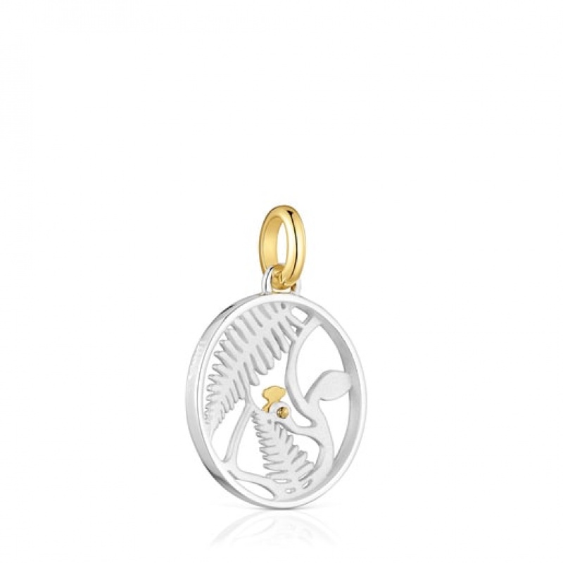 Tous Yunque Two-tone Openwork Anhänger Silber | Österreich-MPYLWG920