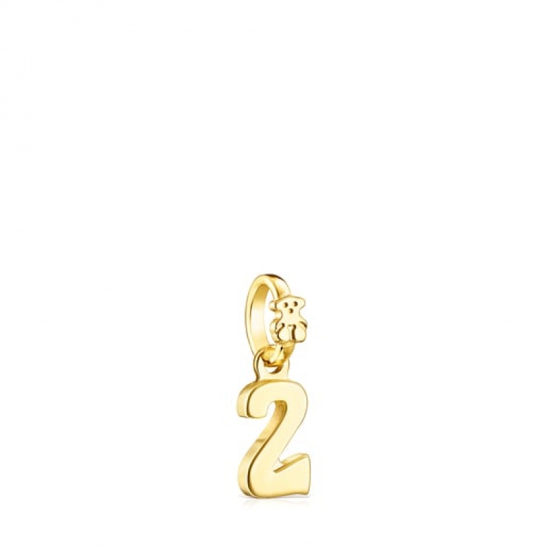Tous Zahlen Number 2 Anhänger Gold | Österreich-XRQYHA538