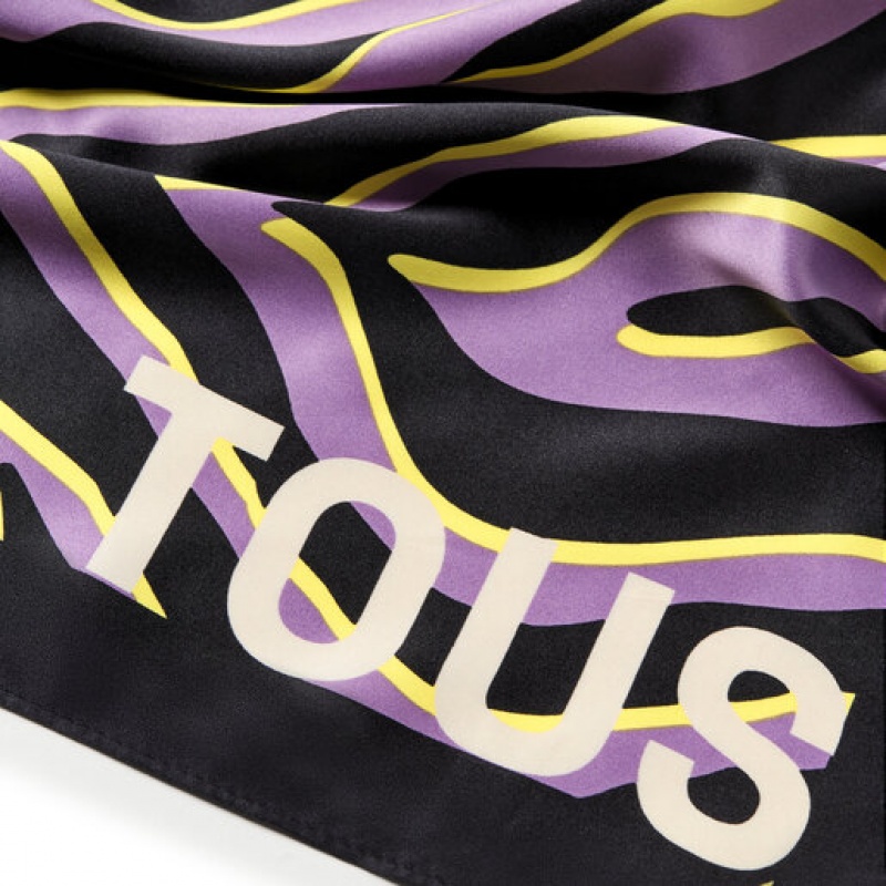 Tous Zebra Foulards Schwarz Mehrfarbig | Österreich-AEVFRK728